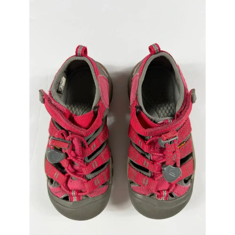KEEN Newport H2 Waterproof Sport Sandals Raspberry Pink Gray Toddler Size 12